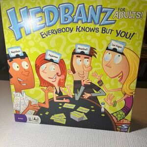 Headbanz for adults- spin master all pieces accounted for ages 14+ 2-6 players
